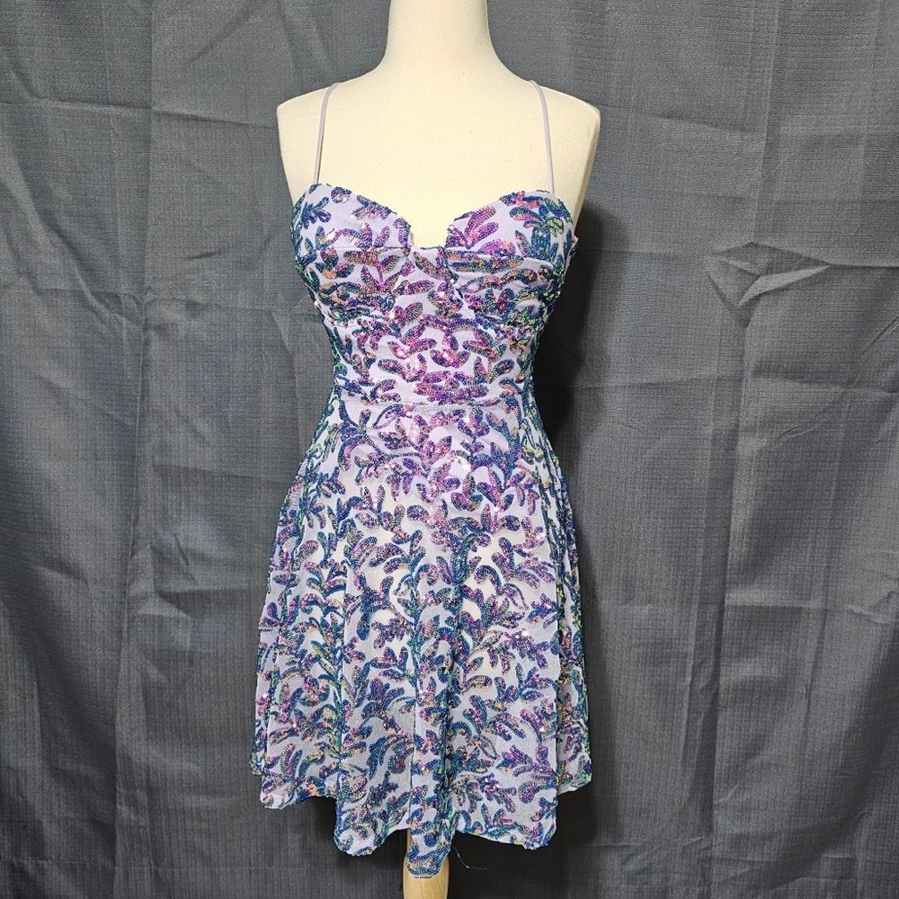 Honey and Rosie Vibrant Sequin Dress